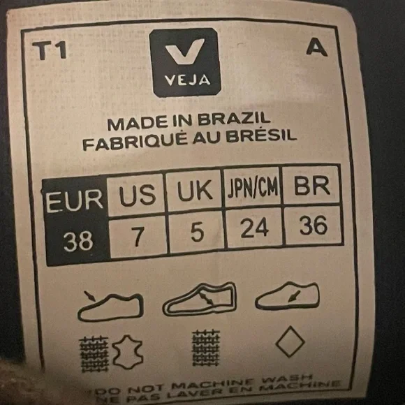 Veja Brown and White Sneakers - Picture 9 of 9